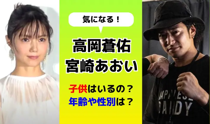 高岡蒼佑と宮崎あおいの子供